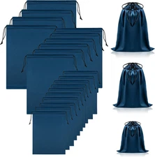 20 Pcs Satin Game Toy Bags with Drawstring Silk Toy Organizer Lightweight Gift P