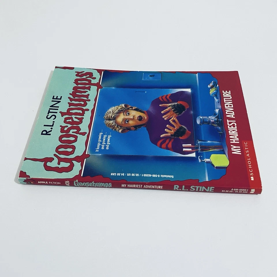 Goosebumps #26 My Hairiest Adventure by R.L. Stine Childrens Horror Book 1st Ed - Image 4 of 4