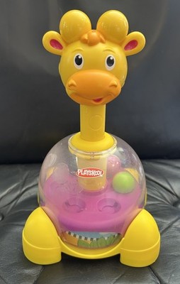2011 Playskool Poppin' Park Giraffalaff Tumble Top Toy Giraffe