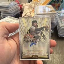Topps 2022 Tier One Break Out Autographs Jazz Chisholm Jr. BOA-JCJ Auto /20