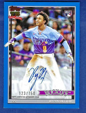2026 Topps Series 1 Ryan Ritter Rookie 1991 35th Anniversary Auto Blue 123/150