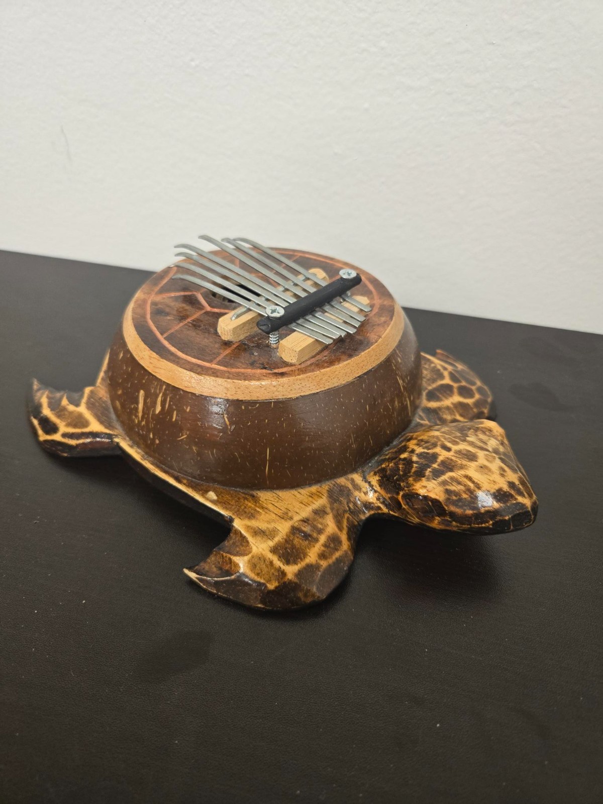 Hand Crafted Kalimbas Wooden Turtle Thumb Piano