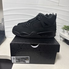 Size 6Y - Nike Air Jordan 4 Retro Black Cat GS 2025 IB4171-010 SHIPS TODAY   
