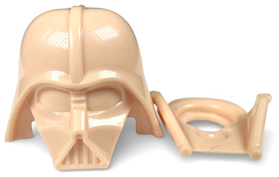 Official Unreleased LEGO Star Wars Darth Vader Light Nougat Prototype Helmet