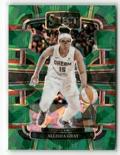 2024 Panini Select WNBA #51 Allisha Gray Prizms Green Ice
