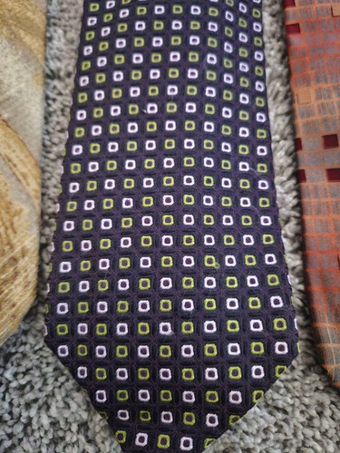 Cravatte Ermenegildo Zegna uomo 100% seta lotto di 3 - Foto 7 di 10
