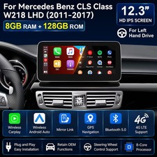 12.3'' Apple Carplay Autoradio 8-Kern DAB+ F&uuml;r Mercedes Benz CLS W218 2011-2017