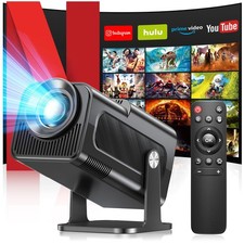 Vidéoprojecteur, Upgraded 4K FHD Mini Projecteur avec WiFi 6 Bluetooth 5.4, C...