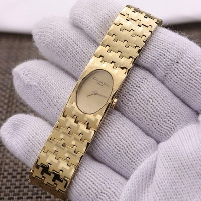 Christian Dior ディオール D70-150 稼働品 Christian Dior Miss Dior D70-150 Wristwatch Watch Gold