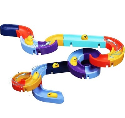 Badespielzeug für 3 4 5 6 Jährige Wasserrutsche Bahn Ballspiel Enten Kinder Kleinkinder
