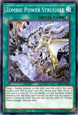 Zombie Power Zombie Power Struggle - SR07-EN024 - Common - 1st Edition x1 - Near ...