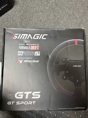 New Simagic Alpha GTS GT Sport Steering Wheel 300mm Racing Wheel (Leather)