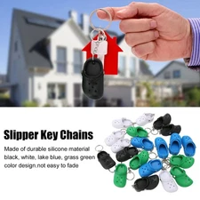 20 Pcs Hole Sandals Key Ring Novelty Little Shoes Key Chains