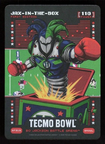 Bo Jackson Battle Arena Tecmo Bowl 2026 Jax-In-The-Box Battlefoil Brawl JSN