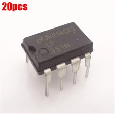 20Pcs Op Amp LF351N LF351 High Speed Wide Bandwith J-Fet Ic New yp