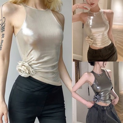 Trendy für Damen Retro Hottie Camisole Sommer Essential Tight Short Top