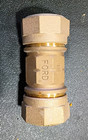 Ford NL Brass Straight Compression Fitting Coupling 1 1/2 inch CTS — photo 1