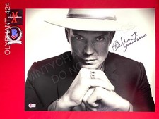 Timothy Olyphant autographed signed 16x20 photo Justified Beckett COA