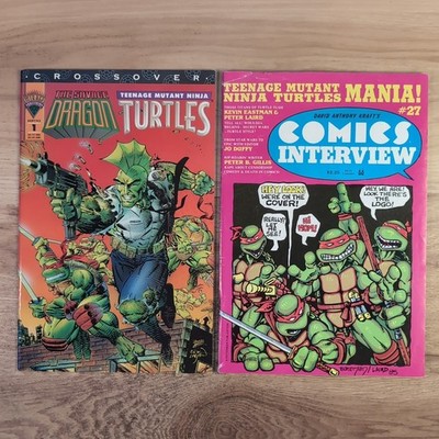 David Anthony Krafts Comics Interview #27 Savage Dragon TMNT #1 Crossover LOT