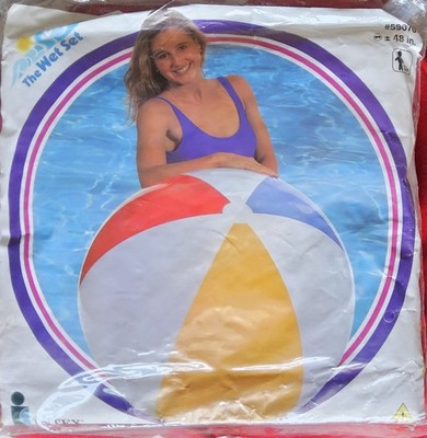 XXL BEACHBALL  48'' - ''THE WET-SET by INTEX'' - OVP new - Vintage