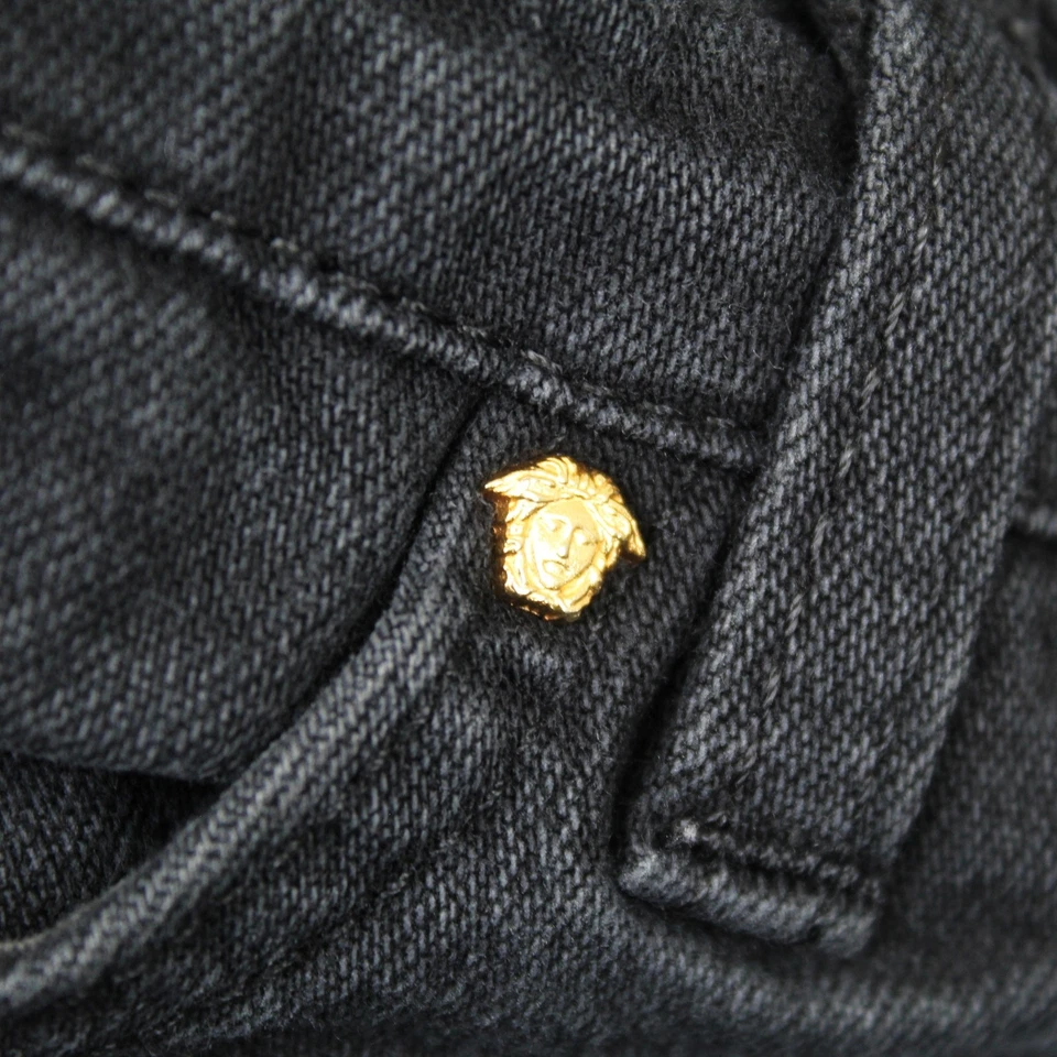 Винтажные мужские джинсы Versace Couture 29x31 сделано в Италии Medusa 90-е ITTIERRE YK - Изображение 4 из 4