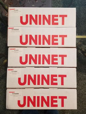 New Uninet IColor 600 10,000 page toner cartridges white, black, magenta, yellow