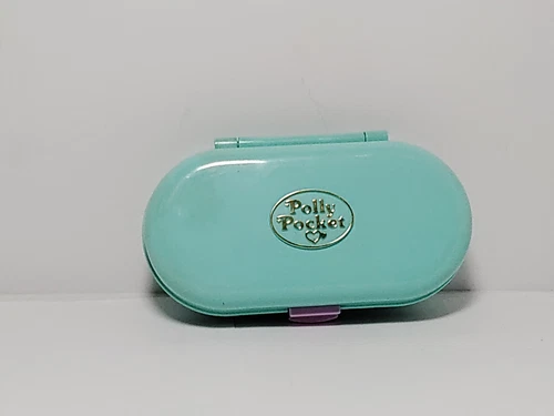 Vintage 1992 Polly Pocket Babysitting Stamper Playground Bluebird Incomplete