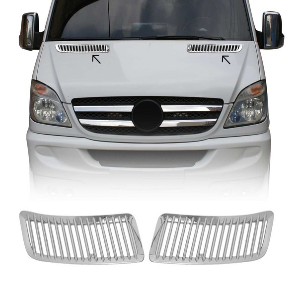 KüHlergrill Leiste Grillleisten FüR Mercedes Sprinter W906 2006-2017 Chrom ABS-image