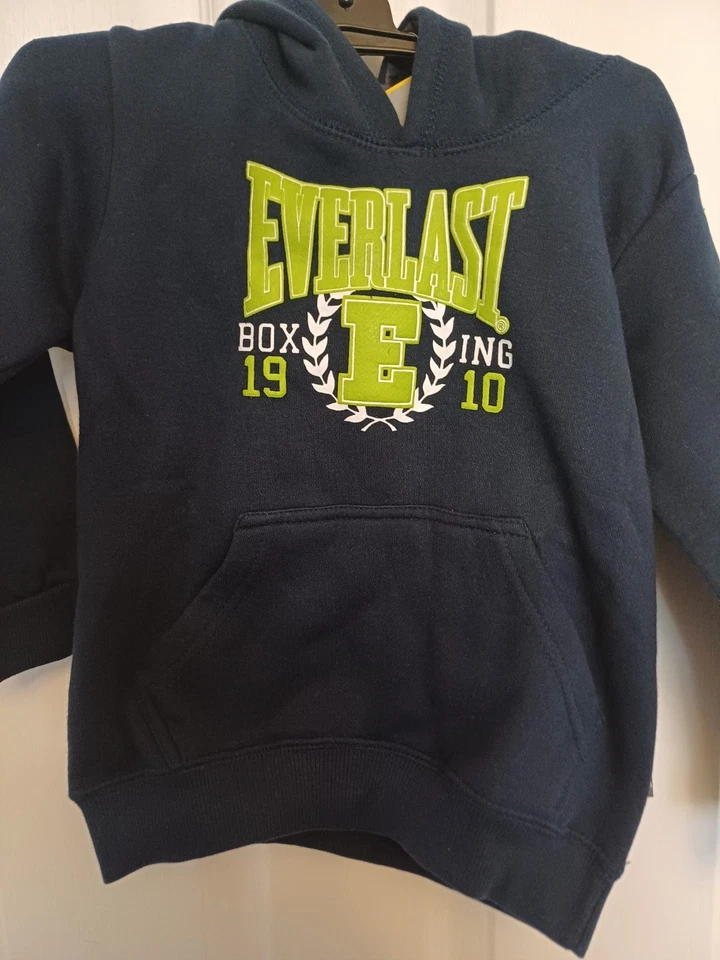 Bnwt Boys Everlast Web Other The Head Navy Hoodie Age 5-6 Years - Image 3 of 4