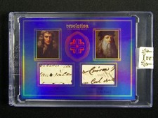 2025 Eternal Revelation Isaac Newton Leonardo Da Vinci Dual History Relic /75