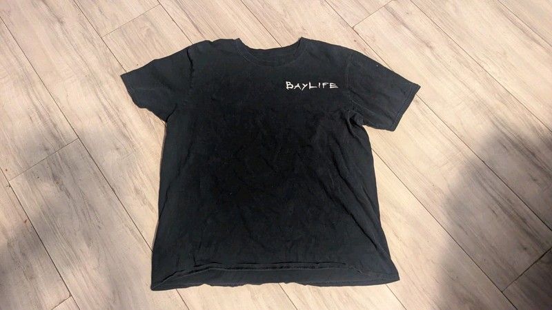 BLACK BAYLIFE   SHIRT SIZE LARGE