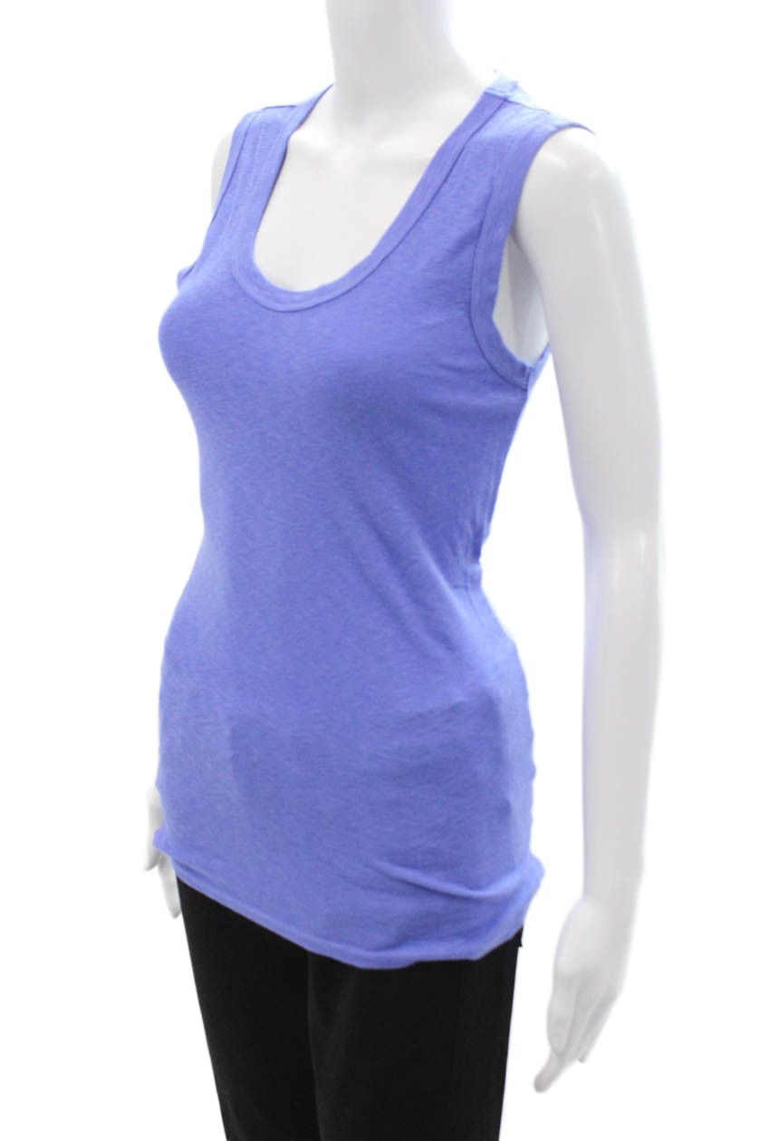 Michael Stars Womens Purple Basic Sleeveless Tank… - image 2