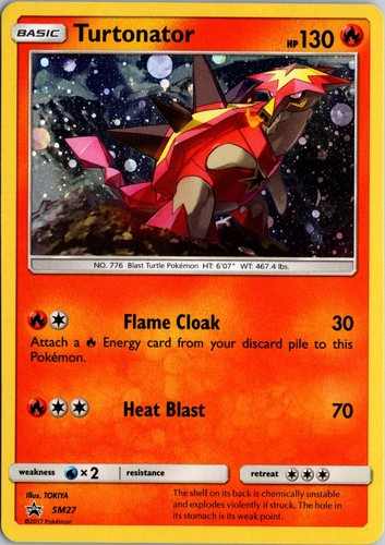 Turtonator - SM27 Holo Promo Sun & Moon Promo Pokemon Holo Near Mint