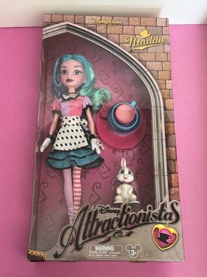Disney Parks Maddie Attractionistas Mad Tea Party 12'' Fashion Doll New In Box