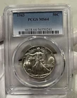 GRADED 1942 Walking Liberty Half Dollar PCGS MS64 Silver American Coin
