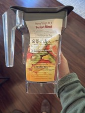 New Blendtec FourSide Blender Jar 75 oz w/ Lid & Blade Genuine OEM 40-609-50