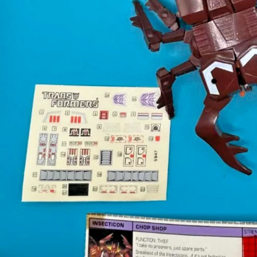 1985 CHOP SHOP 100% COMPLETO com TRANSFORMADORES TECH SPEC G1 NÃO USADOS ALTA QUALIDADE - Imagem 3 de 4