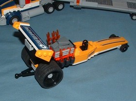 TOWN: CITY, DRAGSTER TRANSPORTER SET 60151 - LEGO - 2017 - USED