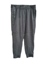 Members Mark Luxe jogger adult large green elastic waist pull on pockets stretch