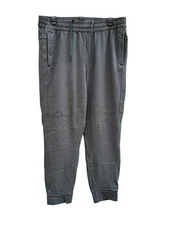 Members Mark Luxe jogger adult large green elastic waist pull on pockets stretch