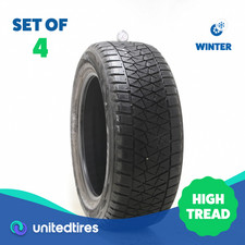 Set Of 4 Used 27555r20 Bridgestone Blizzak Dm-v2 117t - 8.5-932 Set Of 4 Used 27555r20 Bridgestone Blizzak Dm-v2 117t - 8.5-932