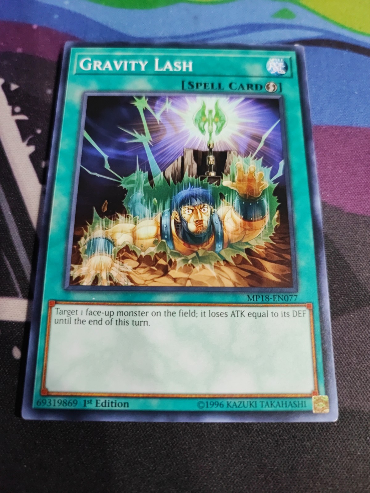 Gravity Lash - MP18-EN077 - Common - 1st Edition Heavily Played