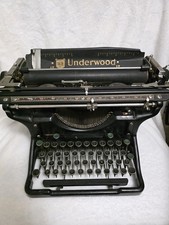 Antique 1937 Underwood Model 6 Vintage Typewriter  4415444-12