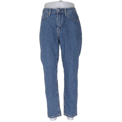 H&M, Jeans, Größe: 32/32, Regular tapered Cropped, Blau #cGW