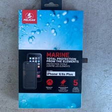 Pelican Marine Waterproof Case for iPhone 6/6s Plus Black Total Protection