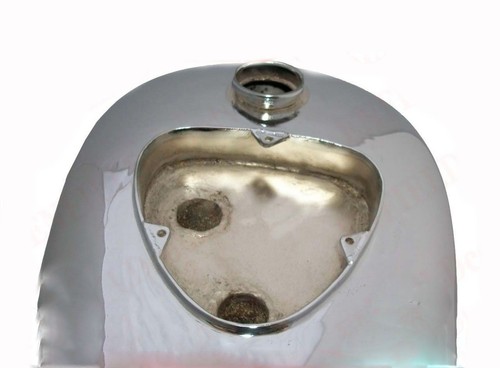 1936 Bsa Blue Star Empire star Q8 Steel Chrome Plated Petrol Fuel Tank AEs - Picture 2 of 6