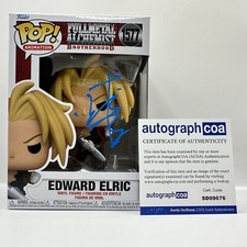 Romi Park JP AUTOGRAPH Fullmetal Alchemist - Edward Elric Signed Funko Pop ACOA