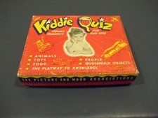 Vintage KIDDIE QUIZ ElectricVisual Training For Tiny Tots By Jackmar Mfg. Co. NY