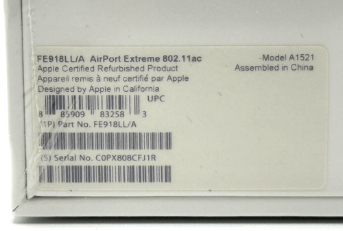 Apple AirPort Extreme Base Wi-Fi Router A1521 APPLE Certified Product SEALED - Picture 9 of 14