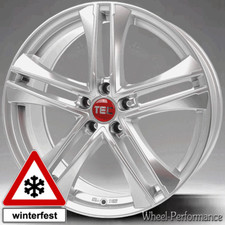 17 Zoll T6 Ganzjahres Alufelgen 7,5x17 5x100 ET38 in silber für Skoda und VW